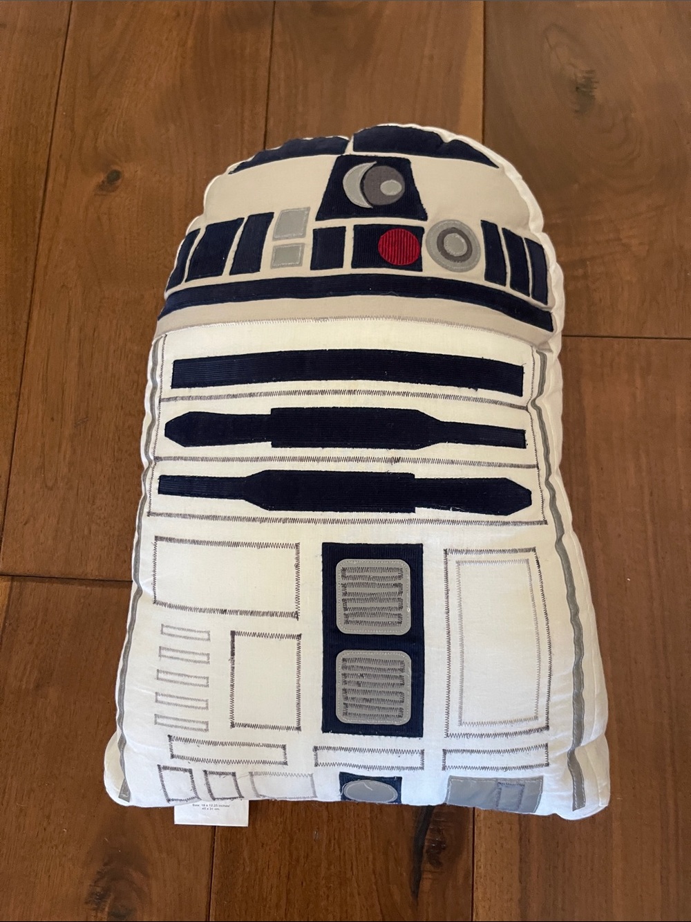 Pottery Barn KidsR2-D2 Decorative Throw Pillow - White & Navy Star Wars Inspired